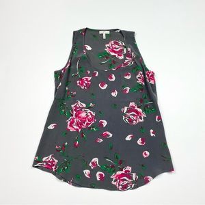 Women’s Joie Sleeveless 100% Silk Floral Print Blouse/Top Size XS